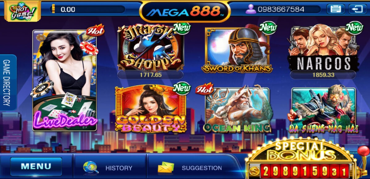 Mega888 Table Games: A Thrilling Casino Experience